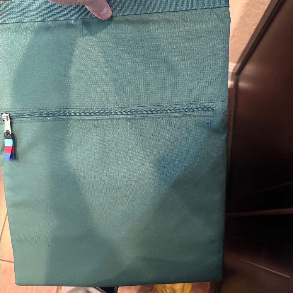 Green Roll-Top Backpack - Picture 6 of 10
